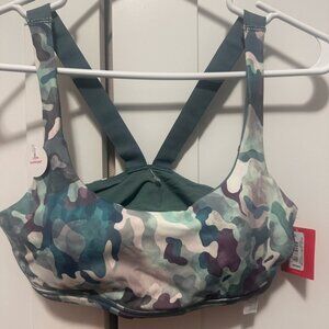 Spanx Camo Print Sports Bra low support size small